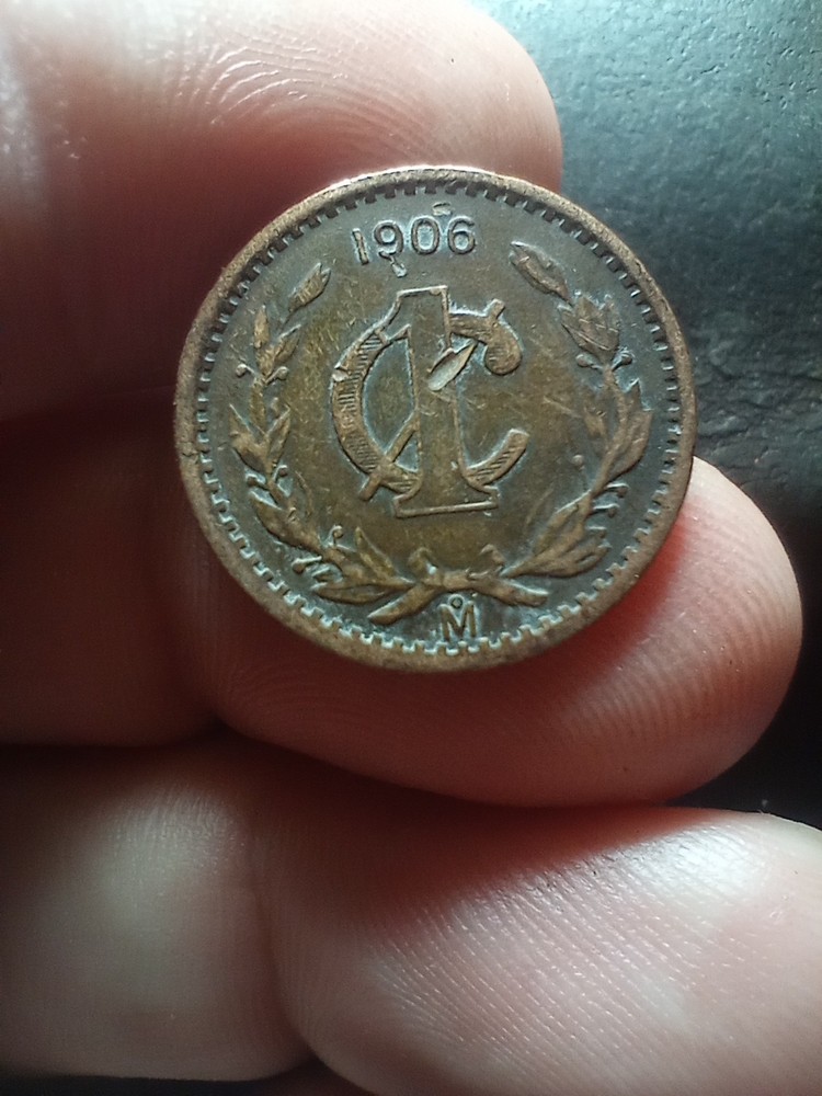 1906 Mexico 1 Centavo KM# 415