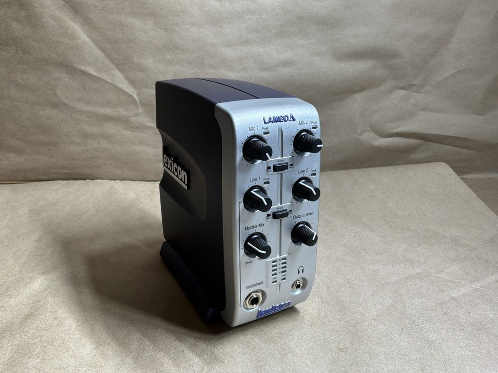 Lexicon LEXLAMBDAV Lambda USB Audio Interface Desktop Recording Studio v 2.0