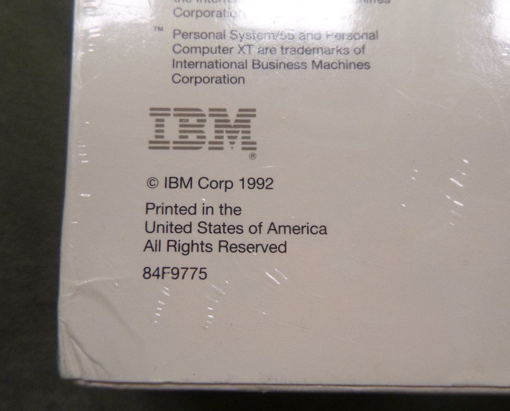 NOS IBM DOS 5.00.1 Software from 1992