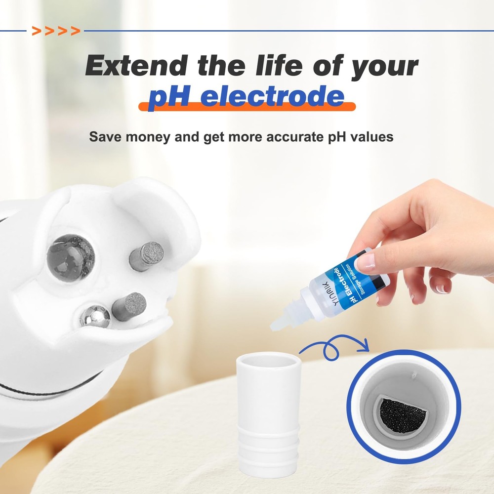 YINMIIK Hydroponic pH EC Tester with Calibration Solution & Storage...