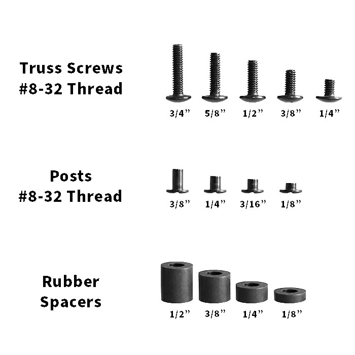 130pc Holster and Sheath Hardware Replacement Kit