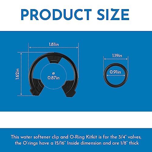 7337563 Water Softener Clip Kit (WS60X10004, 1205500, 7116713, 1205500) and