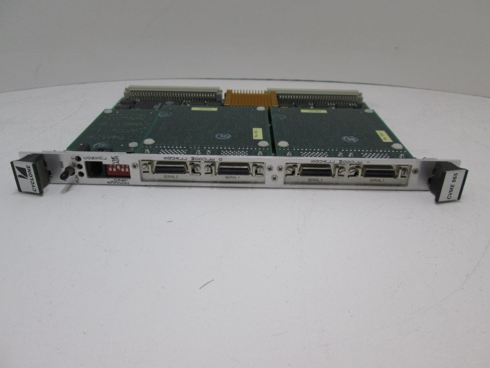 Cyclone CVME-965 Fiberoptic Microprocessor Controller VME Module