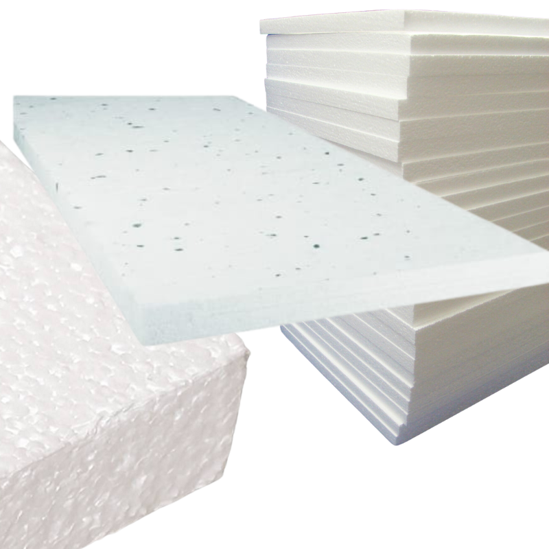 WHITE FOAM PACKING SHEETS ALL SIZES/ANY QTY POLYSTYRENE INSULATION BOARDS