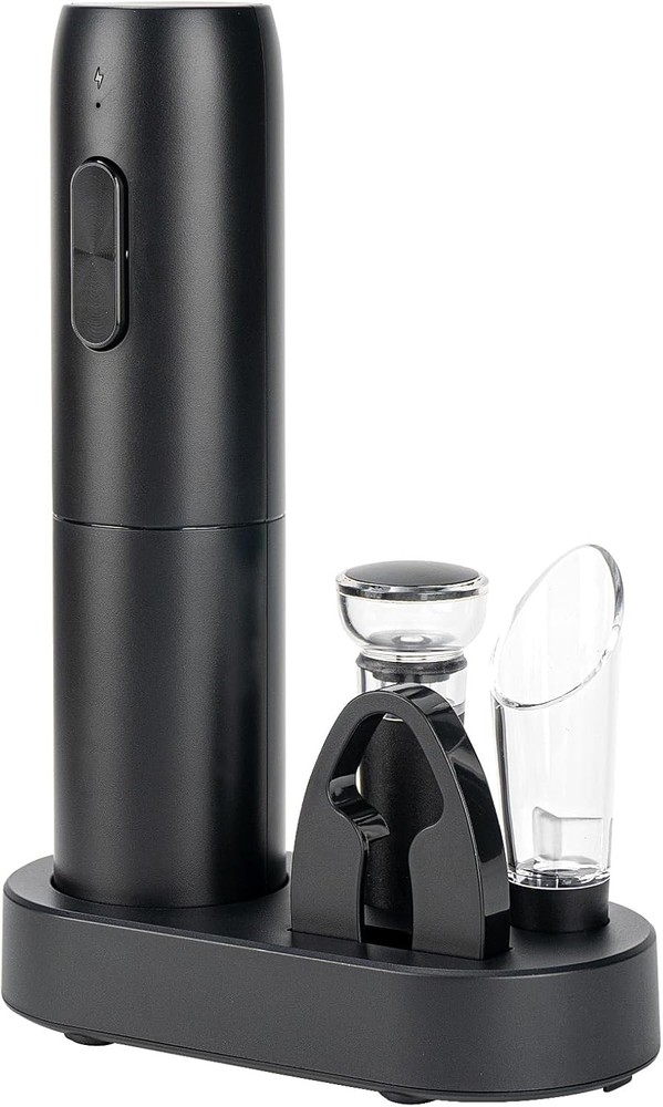 Electric Wine Opener Set with Charging Base, Recharable Automatic