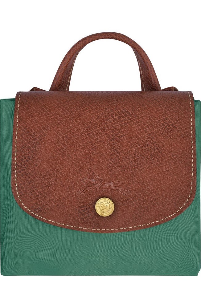 Longchamp Le Pliage Nylon Foldable Backpack ~NIP~ Sage