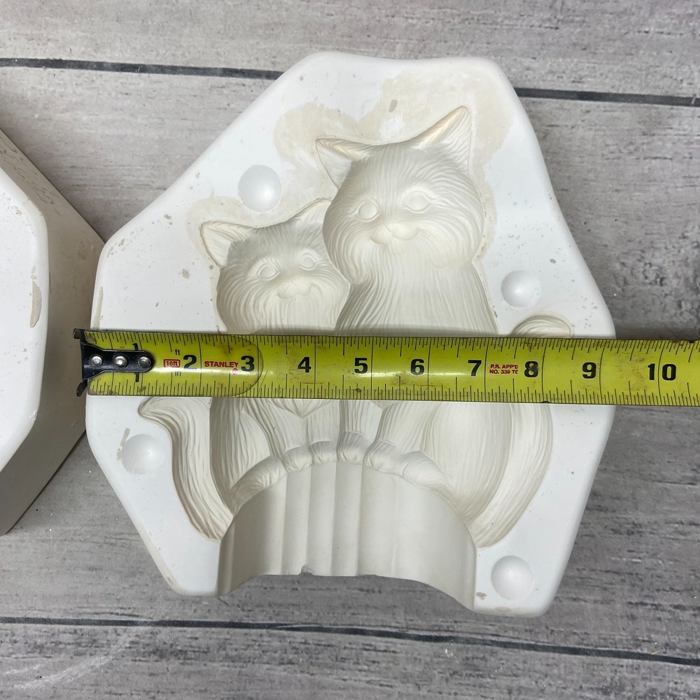 Vintage Dona’s Molds Ceramic Casting Mold Cat & Kitten #D-1994