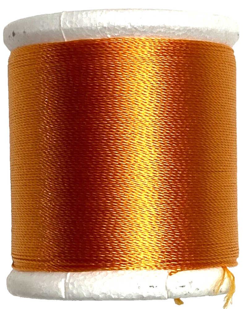 Gudebrod Nylon Thread Type E Orange 100-Yard Spool