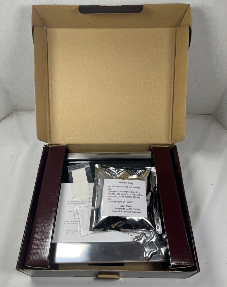 Arthur Court Photo Memory Keepsake Shadow Box Impression Kit For Dog