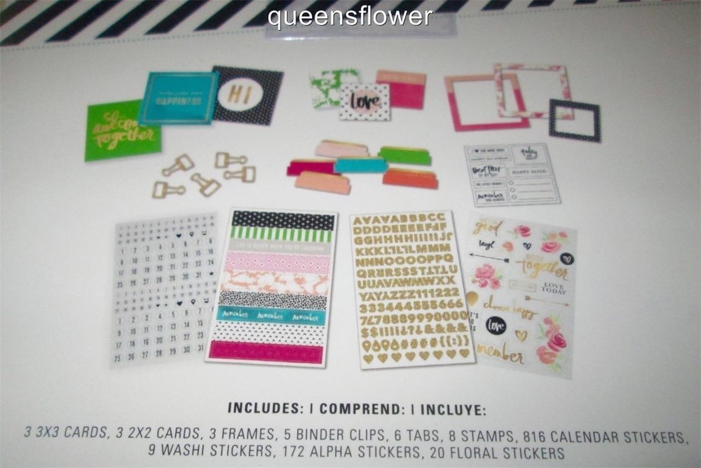 HEIDI SWAPP EMBELLISHMENT KIT FOR MEMORY PLANNER