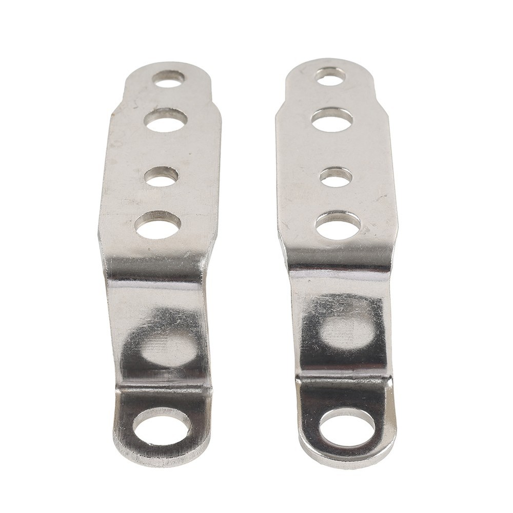 2x Silver Mounting Bracket Fog Driving Light Bracket Headlight Support Holder
