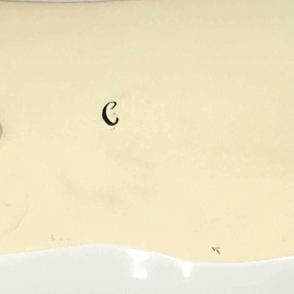 Ceramic Black Cat Butter Dish 9" Covered Plate Yellow Eyes Tail Handle