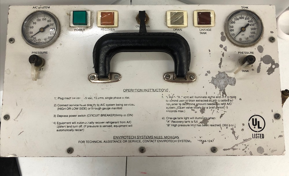 Recovery/ Recycle System Model 160-52
