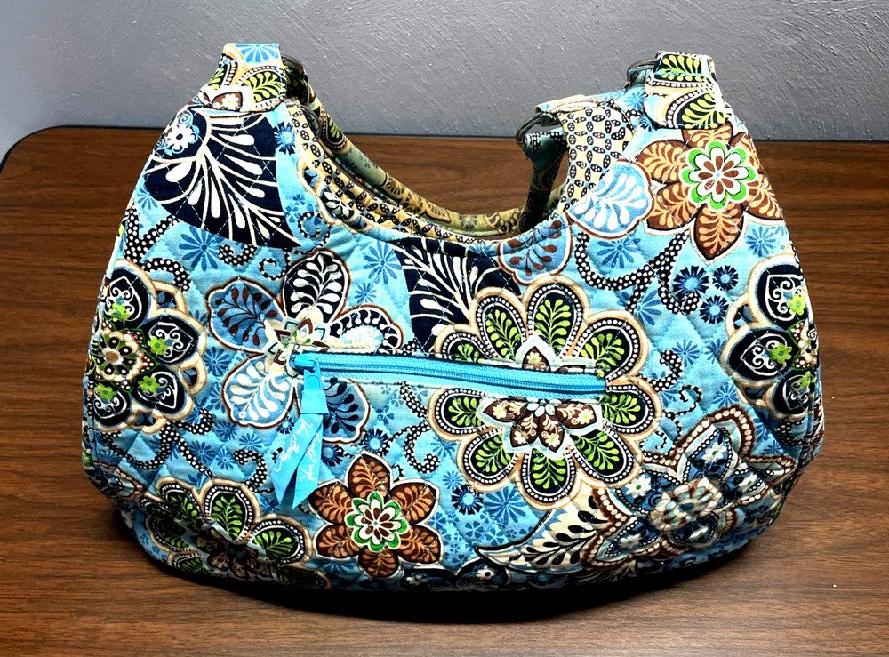 Vera Bradley Purse, Blue Paisley Pattern