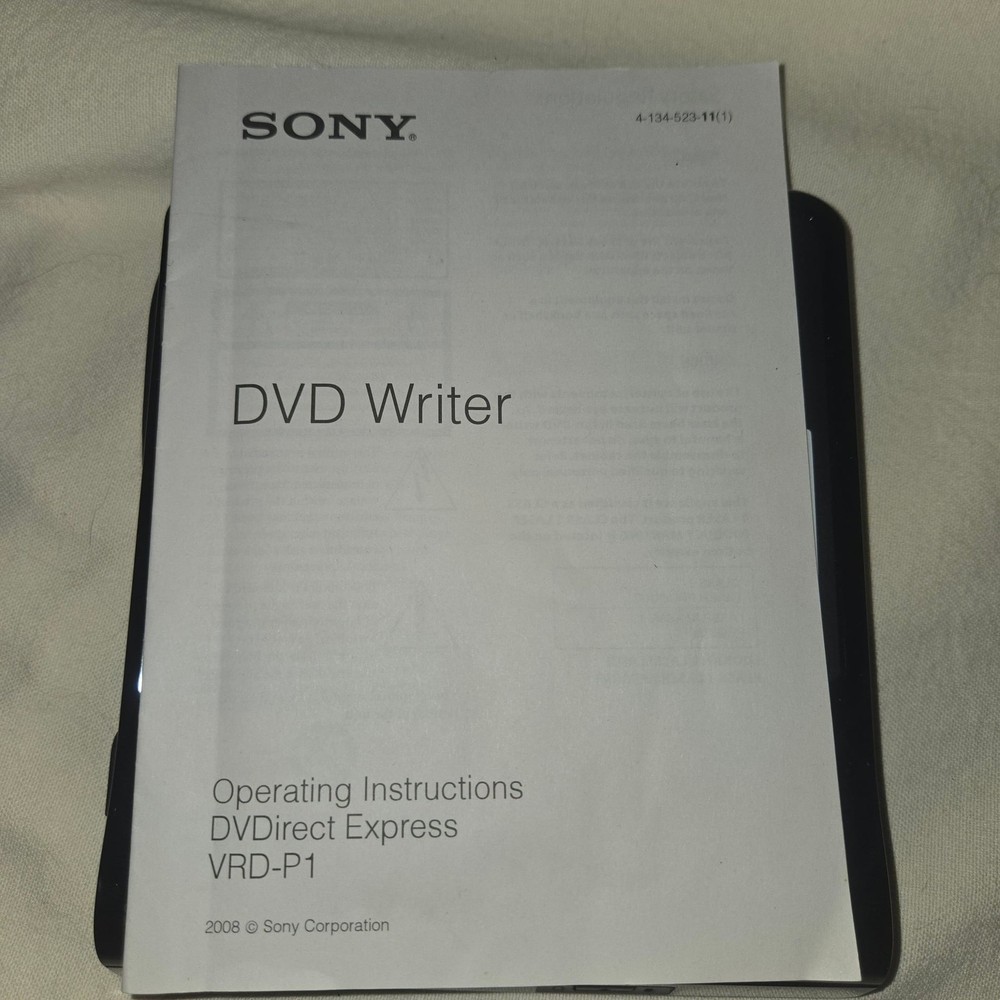 Sony DVDirect Express Multi-Function DVD writer for Handycam UNTESTED