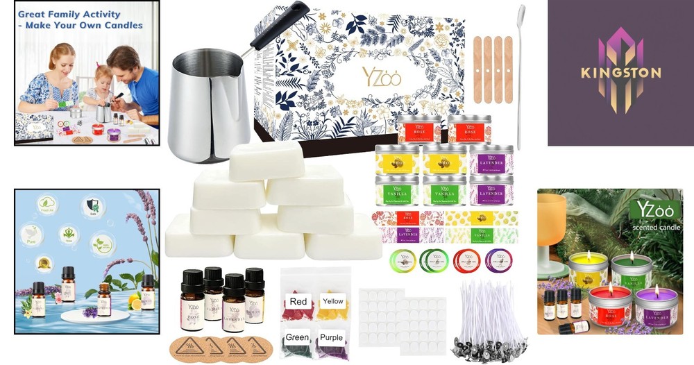 Candle Crafting Kit for Family Fun - Includes Everything for DIY Candle Making