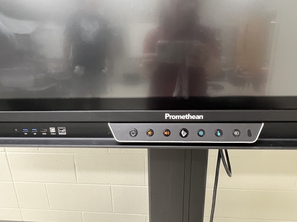 Promethean 75” Interactive TouchScreen Titanium Panel W/Optional Mobile Stand