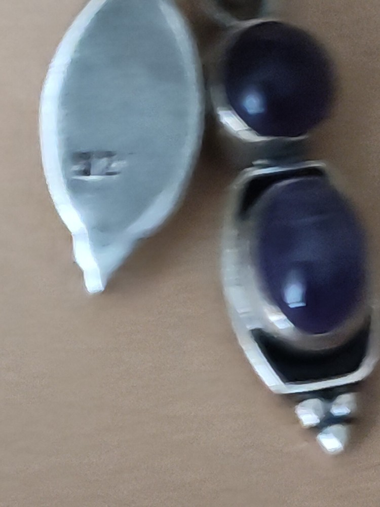 Sterling Silver Native American Style Earrings D14