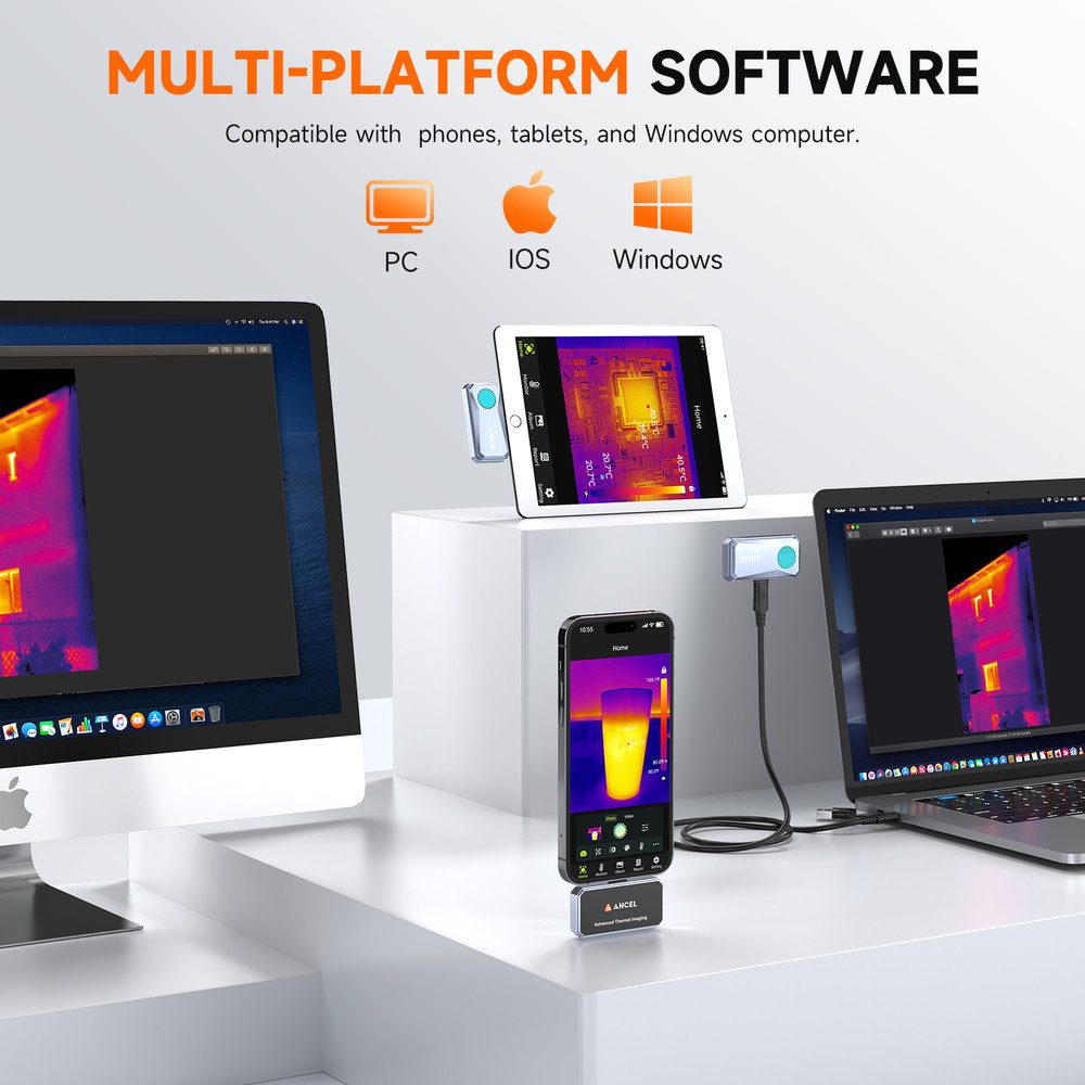 ANCEL IR101 - High Resolution Thermal Imaging Camera for IOS (USB-C) iPhone