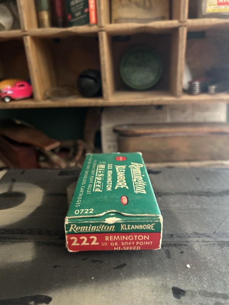 Remington Kleanbore 222 Ammo Box Empty