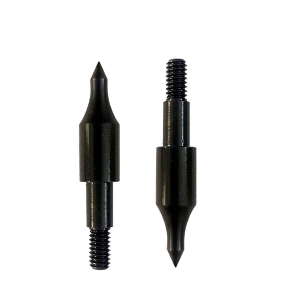 PTOUGE 24 Pcs Steel 100 Grain Archery Arrow Field Points Tips -...