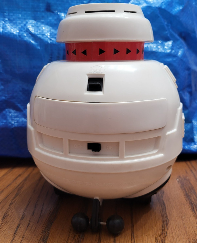 Vntg Working 1980's Axlon COMPUROBOT Programmable Electronic Moving Robot Britis