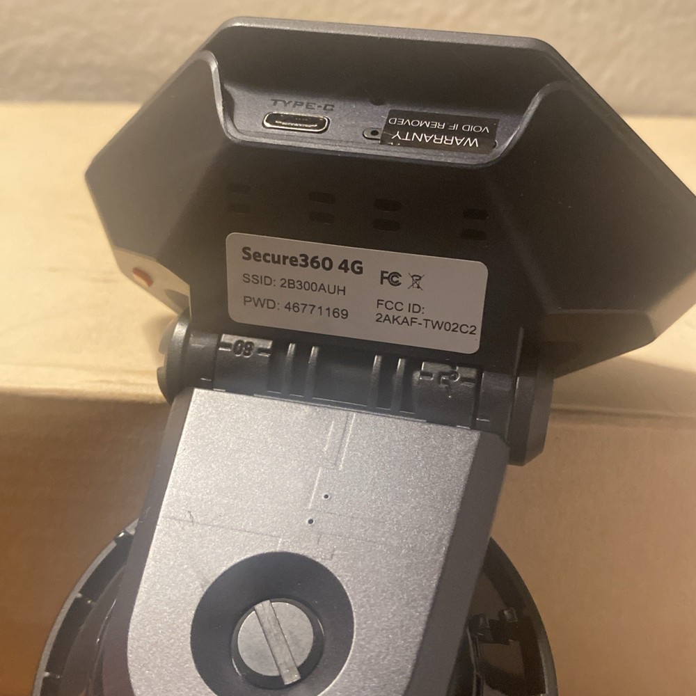 Waylens Secure360 4G Dash Camera with Direct Wire Cord – 360° Coverage