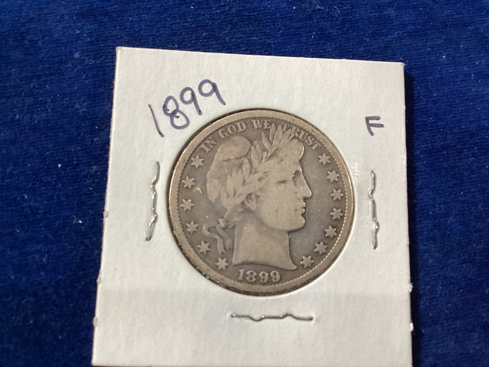 1899 Barber Silver Half Dollar     B1314