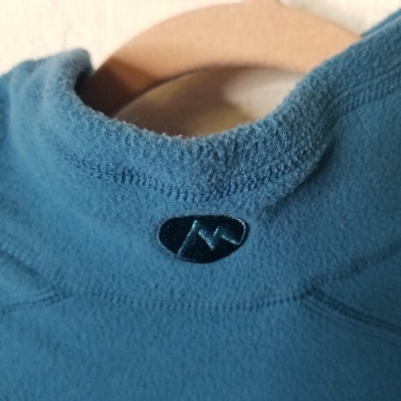 Marmot turquoise fleece 1/2 zip pullover