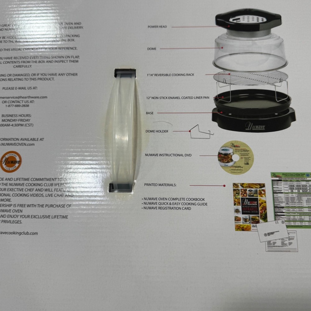 NuWave Pro Infrared Oven 20329 Countertop Cooking System Please Read Description