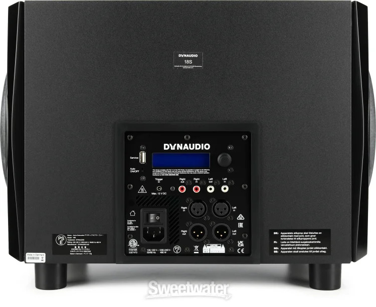 Dynaudio 18S Dual 9.5 inch Powered Studio Subwoofer