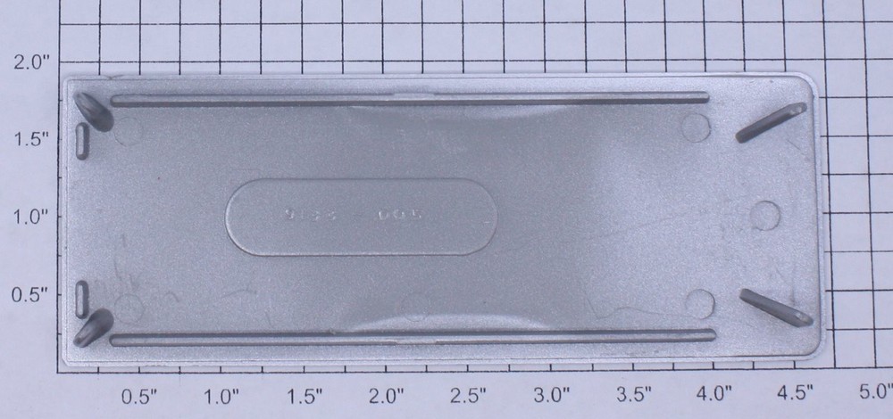 Lionel 6307-24 Rectangular Silver Van Trailer Roof