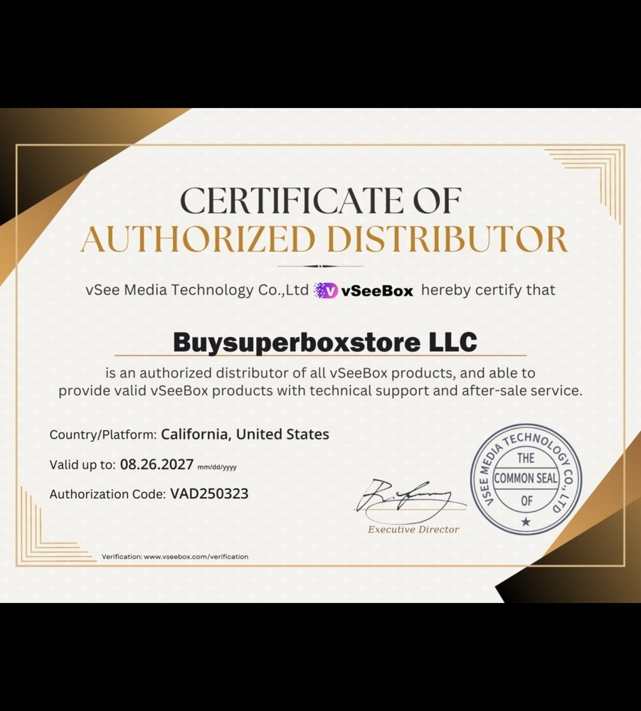 vSeeBox V6 Plus Android Media Device – Authorized Distributor Same-Day Shipping