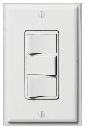 Panasonic FV-WCSW41-W White 4 Function Single Gang Whispercontrol Switch