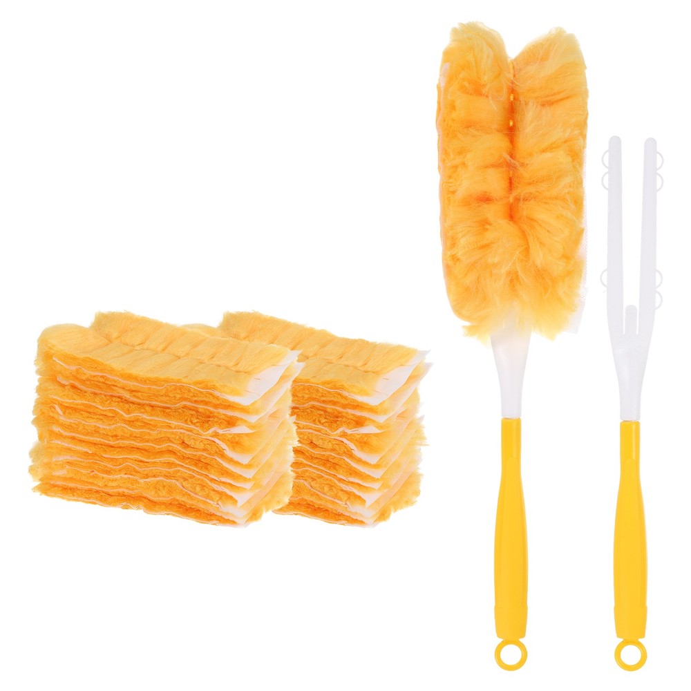 2 Count Yellow Handle Refill, with 20 Yellow Dusters