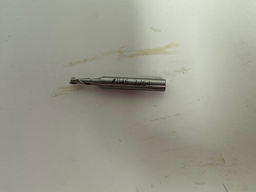 RICHARDS MICRO TOOL 2FL STD CARBIDE BALL ENDMILL 846-0109 7/64" 1-1/2"OAL
