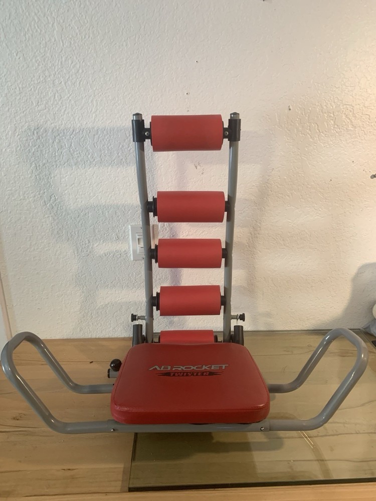 Original Red Ab Rocket Twister Abdominal Crunch Machine Core Trainer
