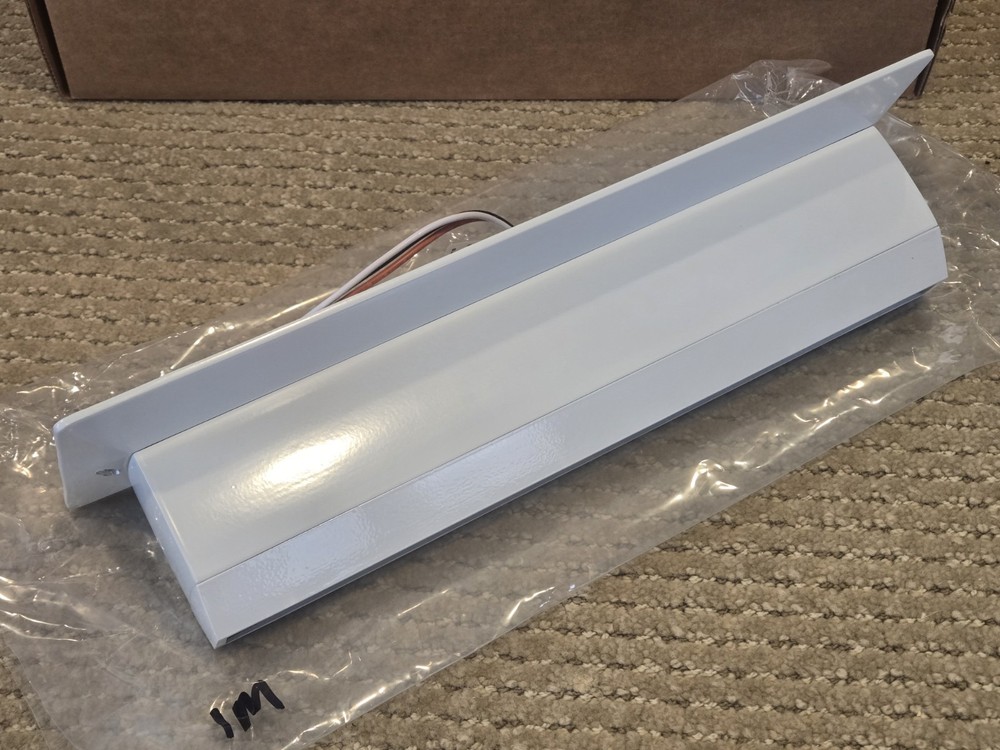 Isolite AX1-RW LED Exit Sign - Red Letters/White Housing Ceiling Surface Mount