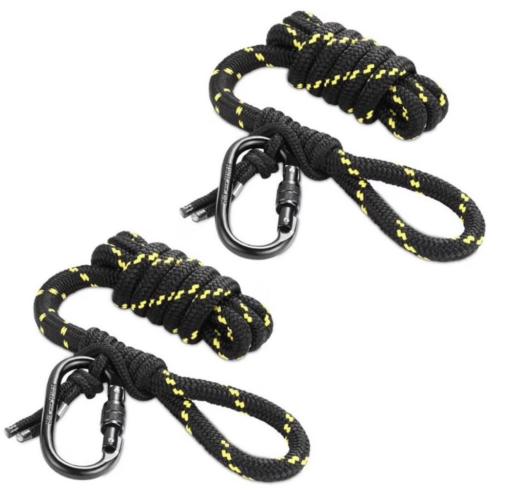 Lineman's Rope, Linemans Climbing Rope Tree Stand, Tree Saddle & Set Up 2 Pack