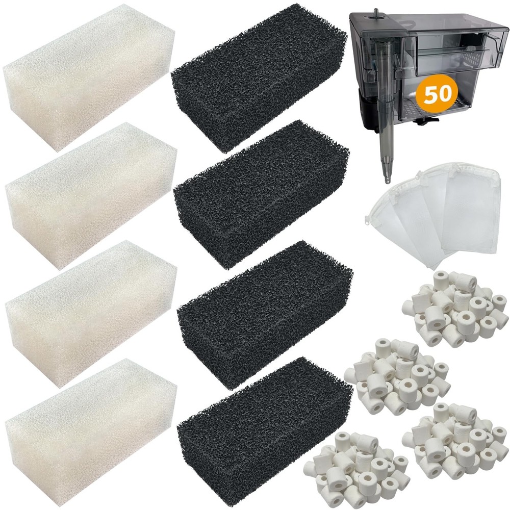 4 Set of Three-Stage Filtration Tank Filter Maintenance Kit, Replacement for ...