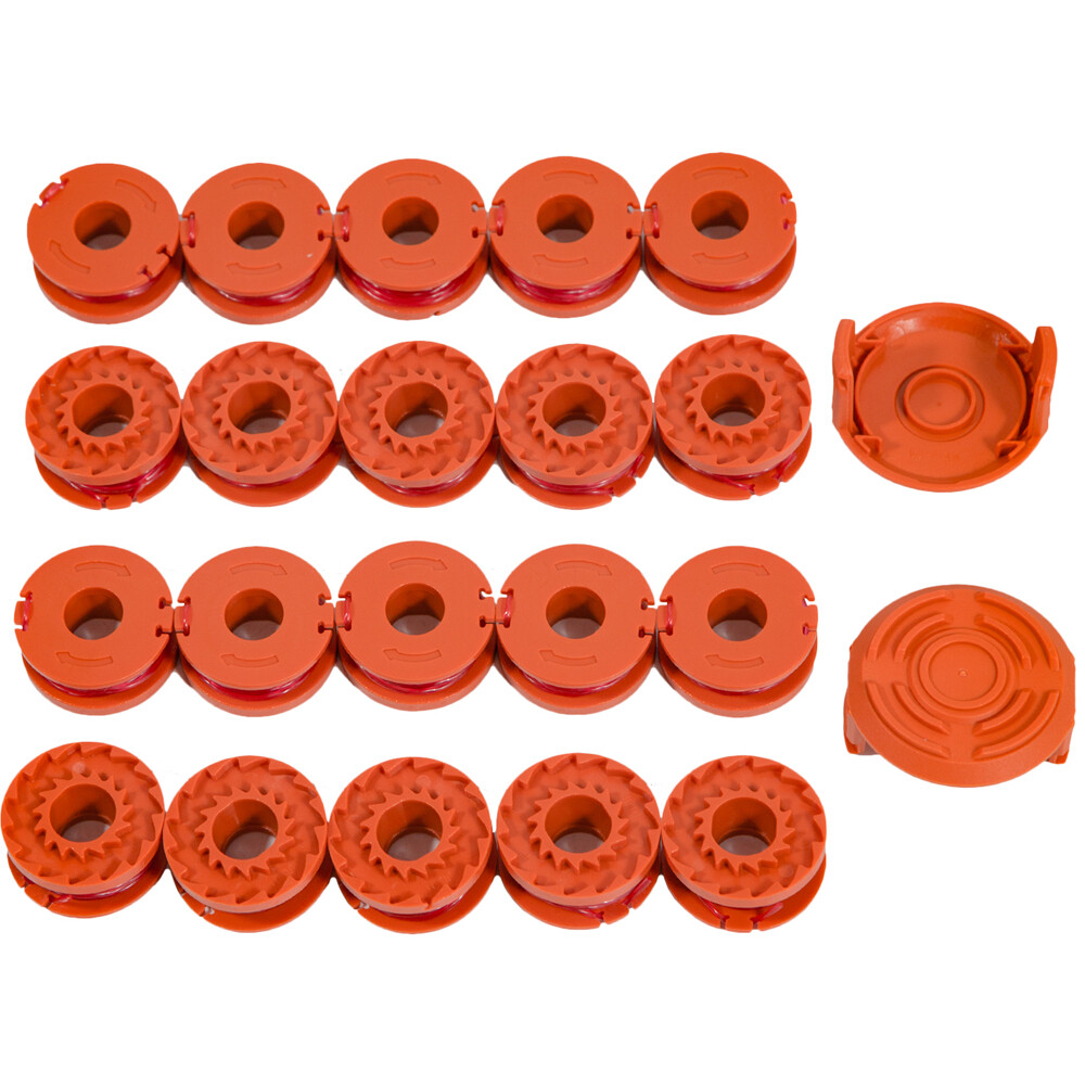 20-Pack Replacement Nylon Spool Line for Worx Trimmer/Edger WA0010