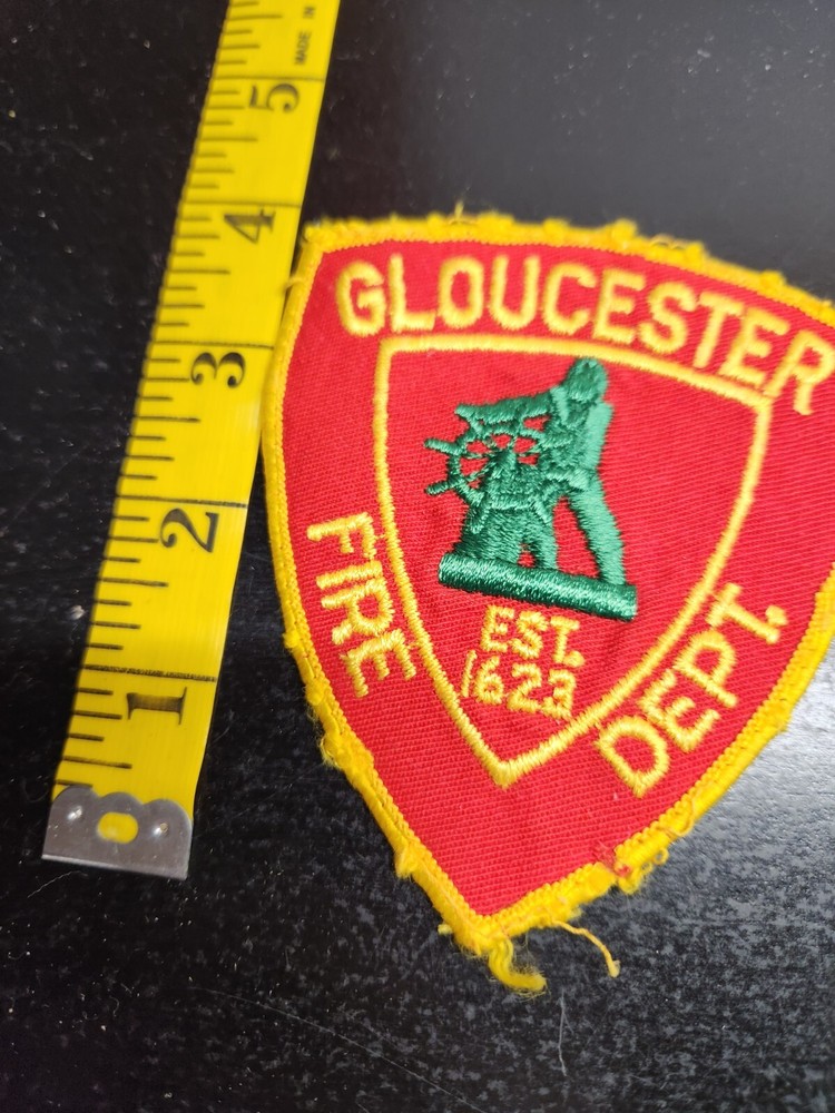 Vintage Gloucester Massachusetts Fire Department Shoulder Patch
