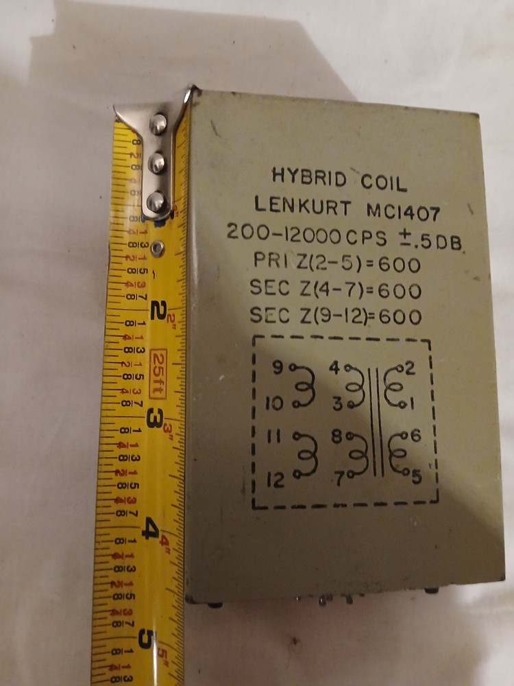 Lenkurt MC1407 Hybrid Coil Repeat Coil