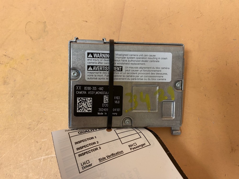 25 ACURA INTEGRA Camera Windshield mounted front 8S1003S5AA2