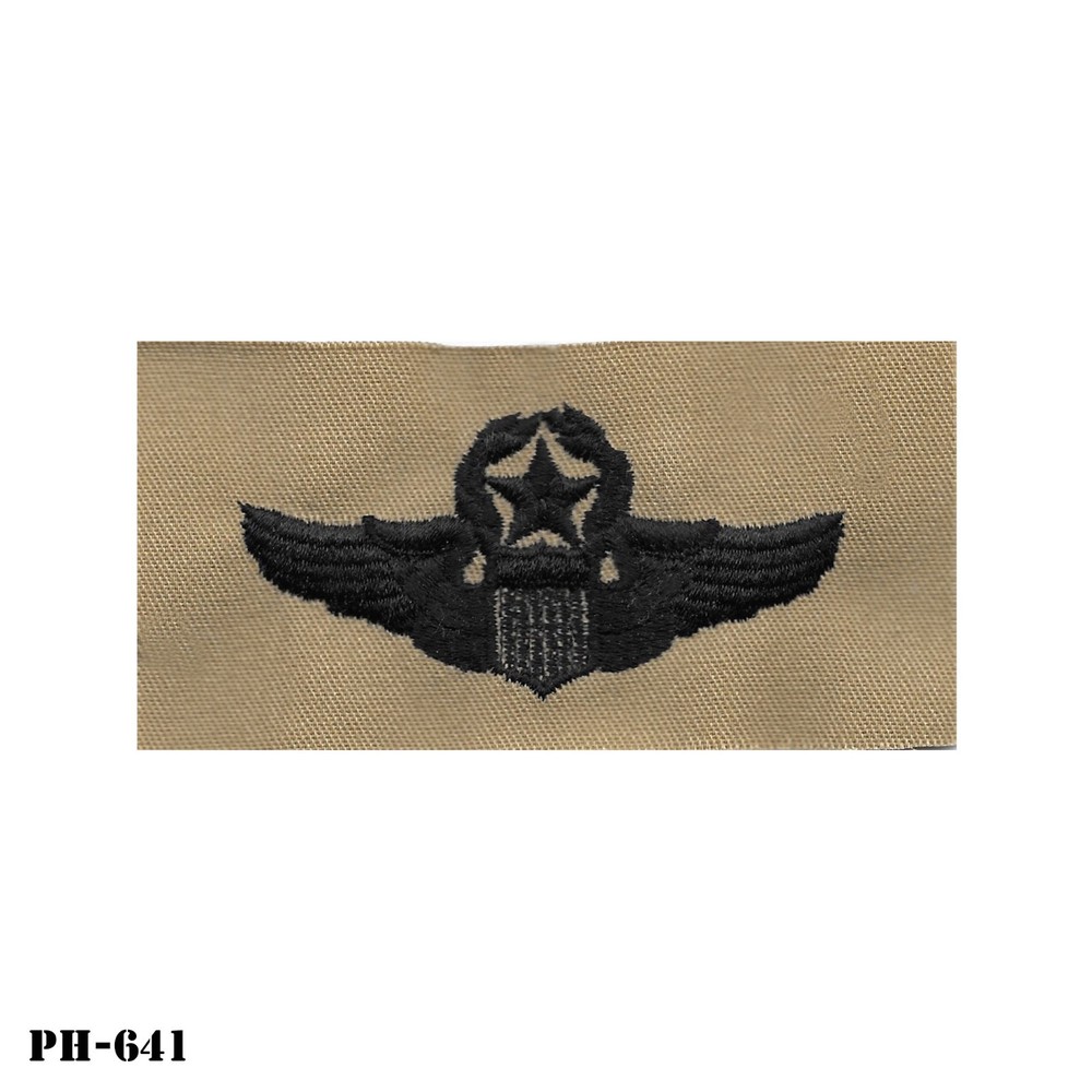 Master Command Pilot Embroidered Desert Patch US Air Force ~ NEW