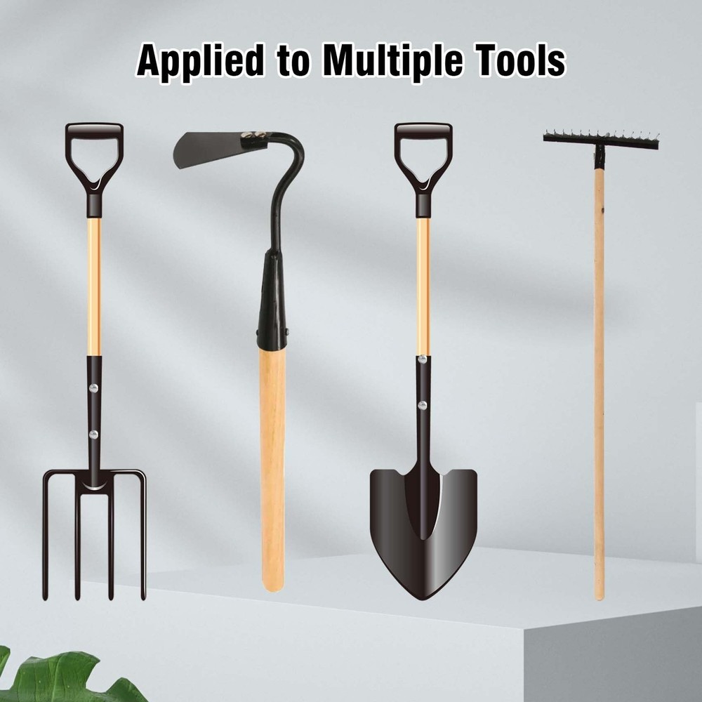 10 PCS Rivets for Spade Handle, Solid Rivet Tool, Round Head Aluminum Rivets,...