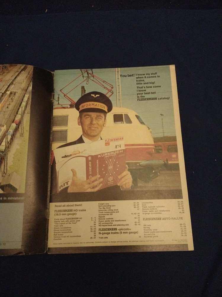 Fleischmann Katalog 1972 å *
