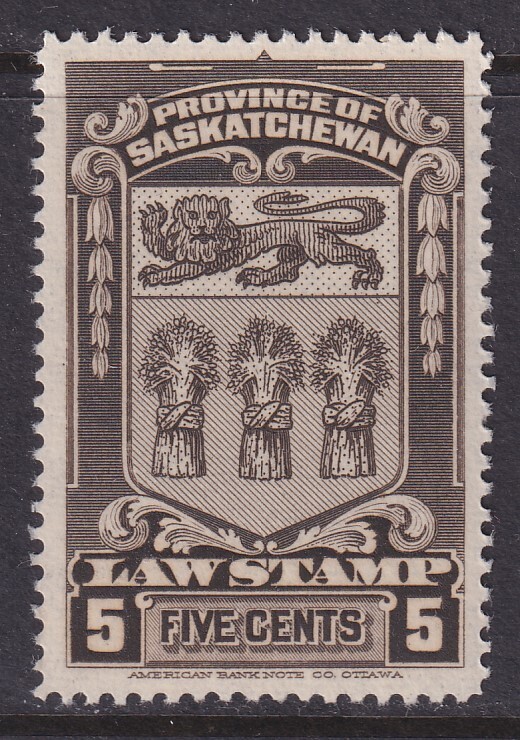 Canada Revenue (Saskatchewan), van Dam SL45, MNH