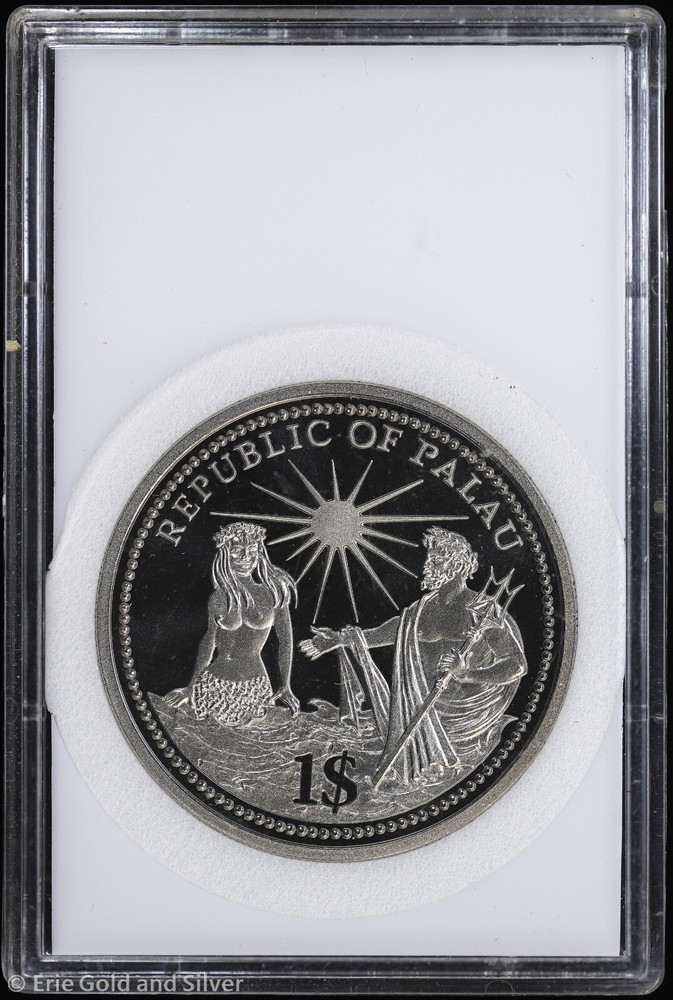 1994 $1 Palau Independence Colorized Commemorative Dollar