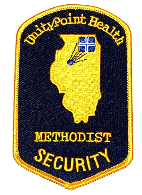 UNITY POINT – METHODIST SECURITY - ILLINOIS IL Sheriff Police Patch BLUE CROSS